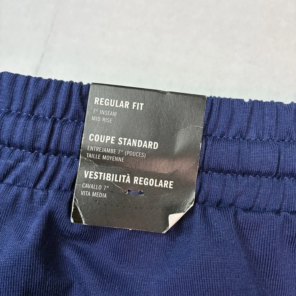 Adidas Men's Train Essentials Pique 3 Stripes Pocket Shorts Blue Size 4XLT